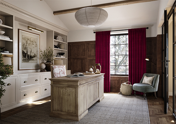 Ultra Luxe Velvet, Deep Pink - Made to Measure Curtains - Image 7